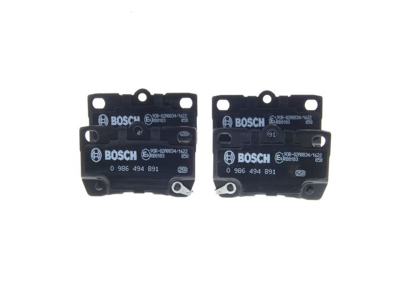 Bosch 0986494891 Brake Pad Set, disc brake - 1