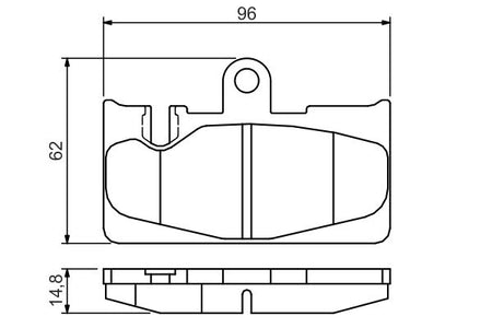Bosch 0986495139 Brake Pad Set, disc brake - 5