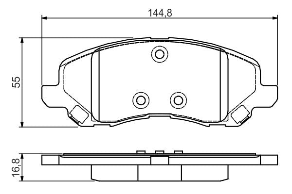 Bosch 0986495170 Brake Pad Set, disc brake - 5