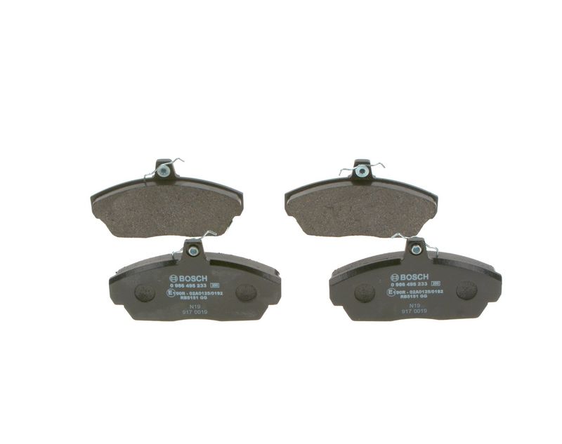 Bosch 0986495233 Brake Pad Set, disc brake - 1