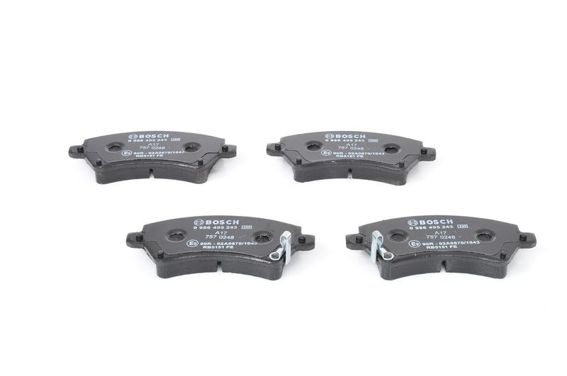 Bosch 0986495243 Brake Pad Set, disc brake - 6