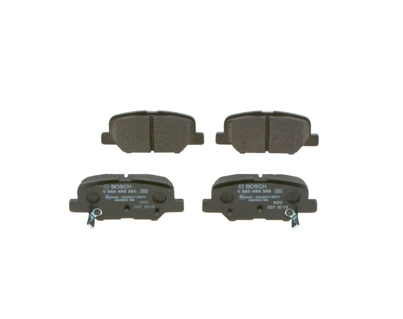 Bosch 0986495358 Brake Pad Set, disc brake - 1