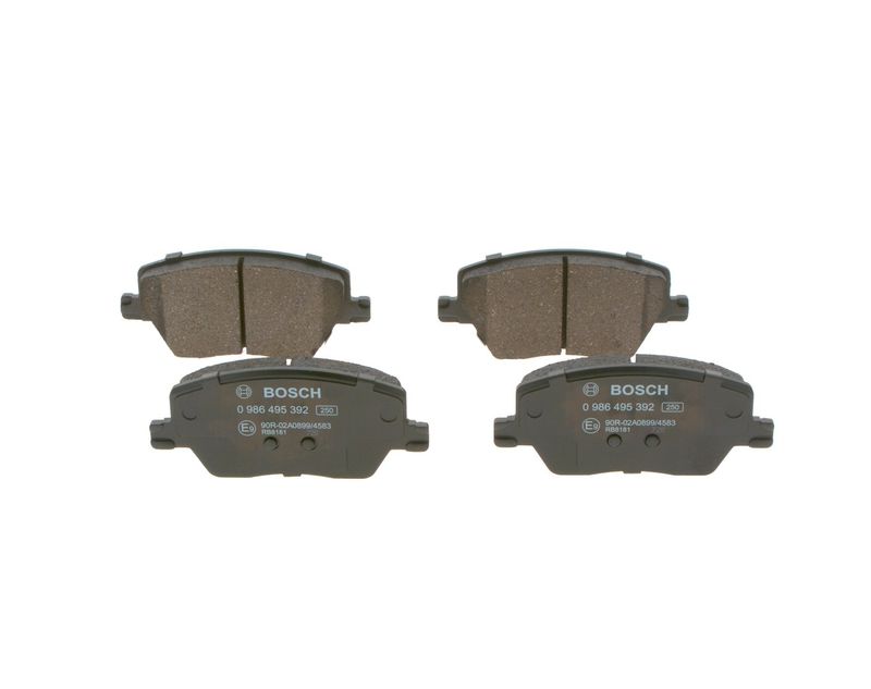 Bosch 0986495392 Brake Pad Set, disc brake - 1