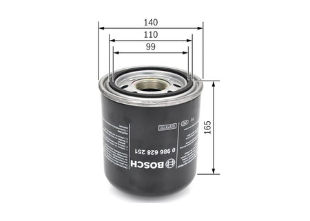 Bosch 0986628251 Air Dryer Cartridge, compressed-air system - 1