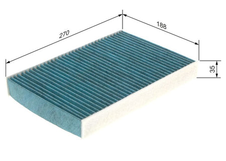 Bosch 0986628548 Filter, cabin air - 1