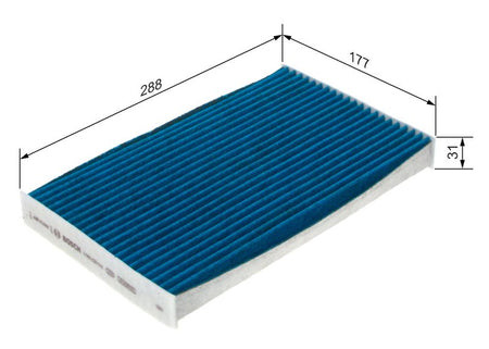 Bosch 0986628578 Filter, cabin air - 5