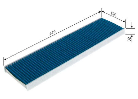 Bosch 0986628579 Filter, cabin air - 5