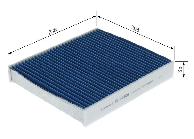 Bosch 0986628606 Filter, cabin air - 1
