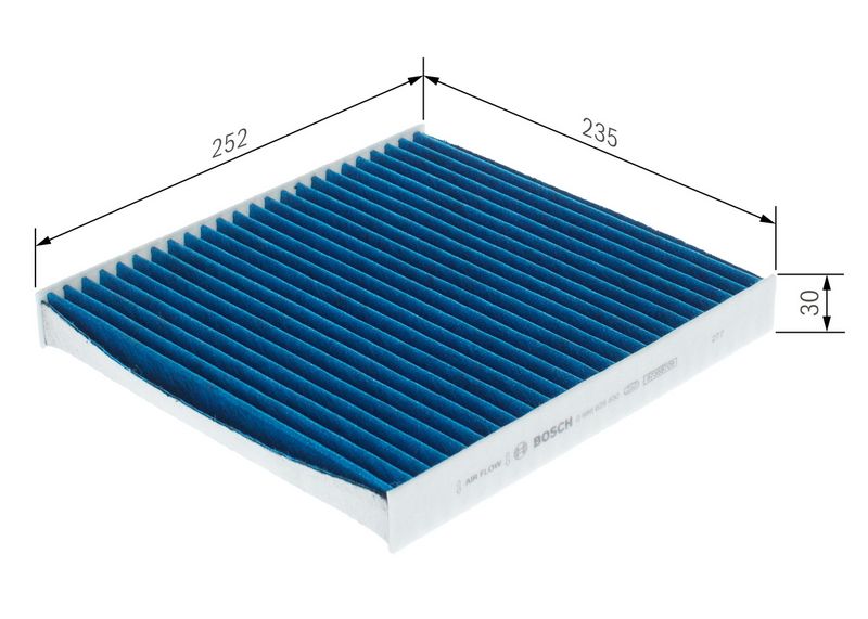 Bosch 0986628630 Filter, cabin air - 1