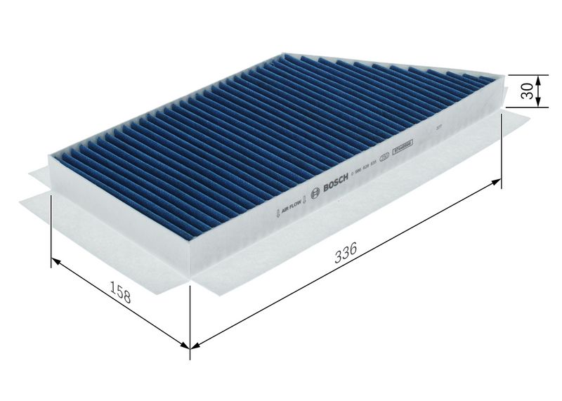 Bosch 0986628635 Filter, cabin air - 1