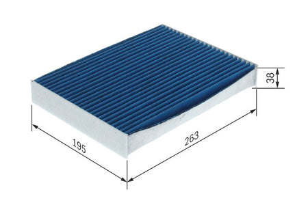 Bosch 0986628637 Filter, cabin air - 1