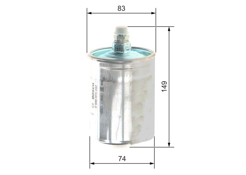 Bosch 0986AF8092 Fuel Filter - 1