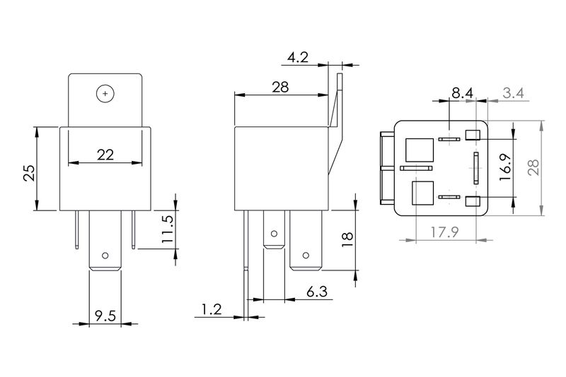 Bosch 0986AH0080 Relay, main current - 5