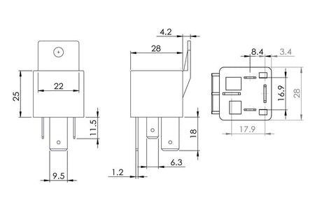 Bosch 0986AH0080 Relay, main current - 5