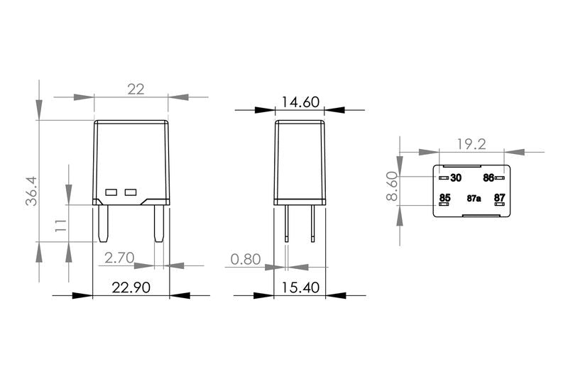 Bosch 0986AH0115 Relay, fuel pump - 5