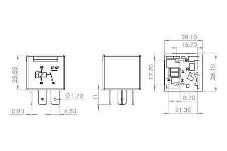 Bosch 0986AH0204 Relay, main current - 5