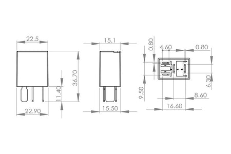 Bosch 0986AH0322 Relay, main current - 5