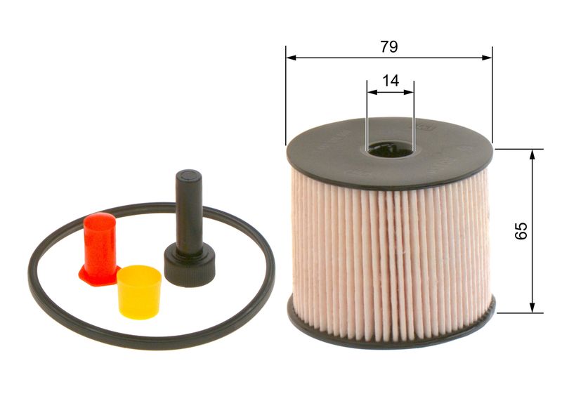Bosch 1457070000 Fuel Filter - 5