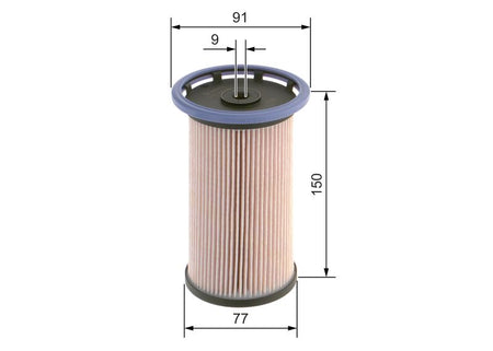 Bosch 1457070014 Fuel Filter - 1