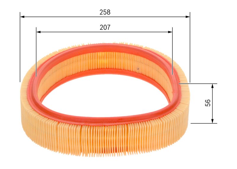 Bosch 1457429064 Air Filter - 5