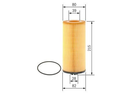 Bosch 1457429107 Oil Filter - 5