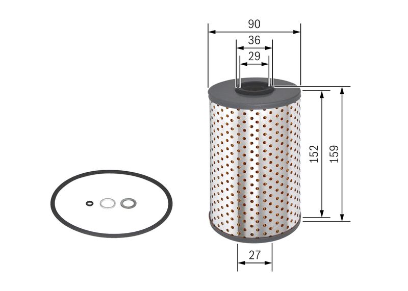 Bosch 1457429123 Oil Filter - 1