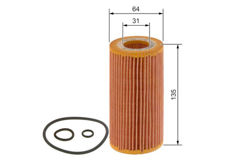 Bosch 1457429126 Oil Filter - 1