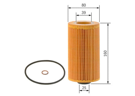 Bosch 1457429141 Oil Filter - 5
