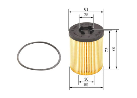 Bosch 1457429178 Oil Filter - 1