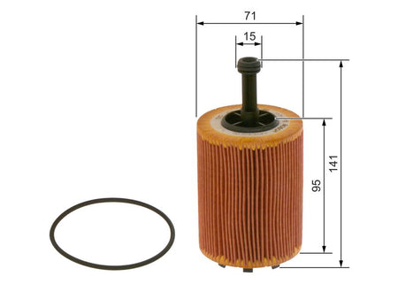 Bosch 1457429192 Oil Filter - 1