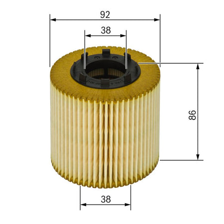 Bosch 1457429198 Oil Filter - 1