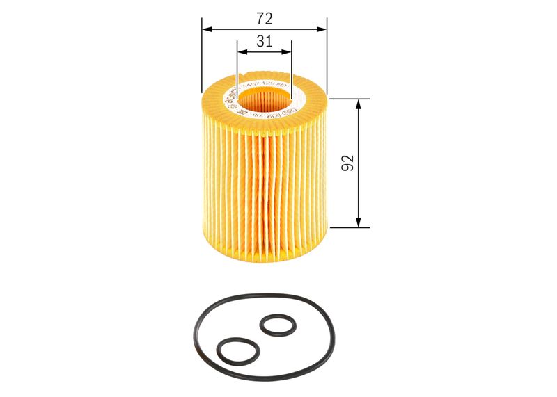 Bosch 1457429199 Oil Filter - 1