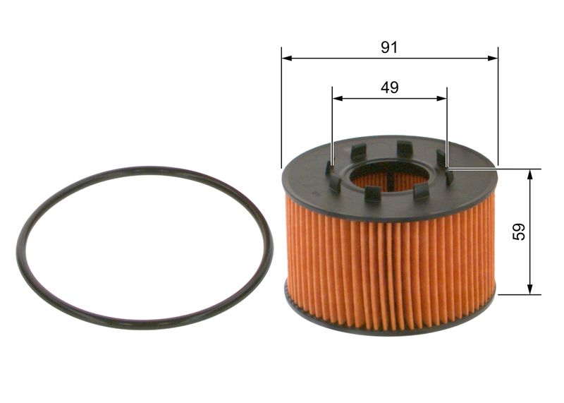 Bosch 1457429239 Oil Filter - 1