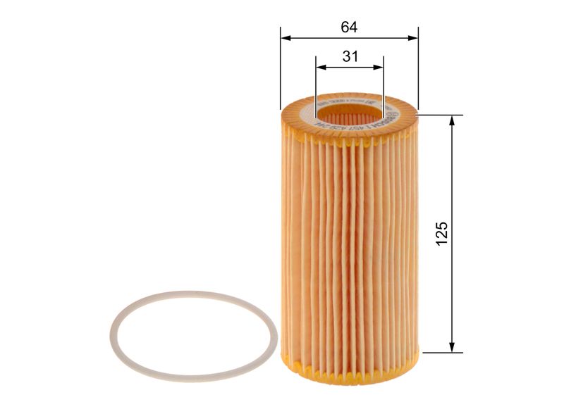Bosch 1457429244 Oil Filter - 1