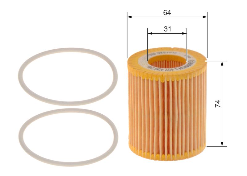 Bosch 1457429248 Oil Filter - 1