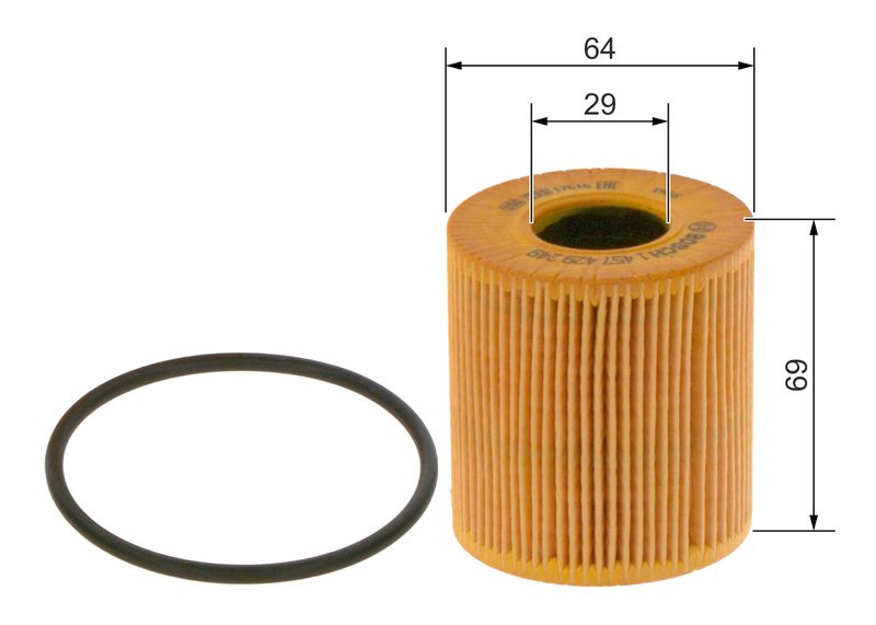 Bosch 1457429249 Oil Filter - 1