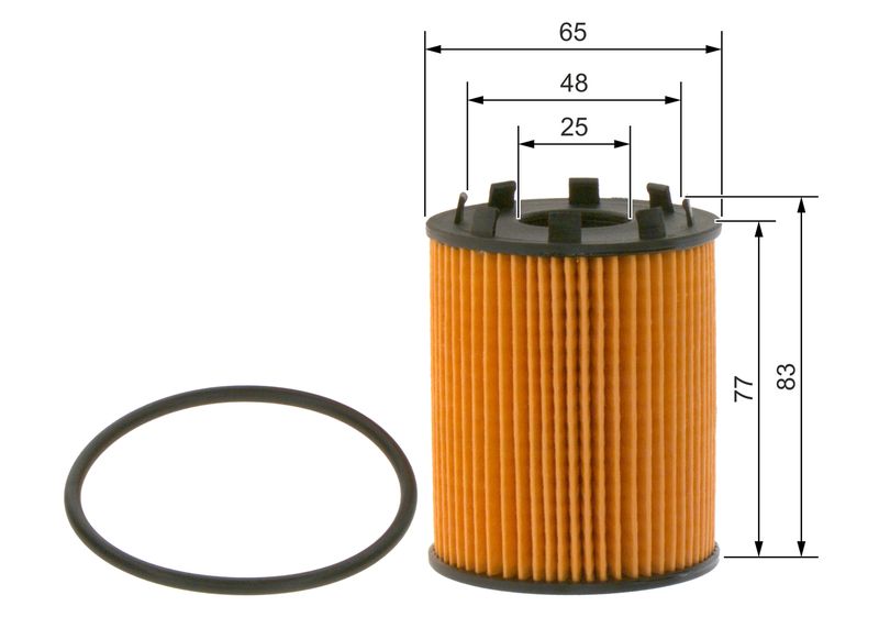 Bosch 1457429256 Oil Filter - 1