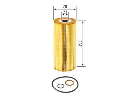 Bosch 1457429277 Oil Filter - 1