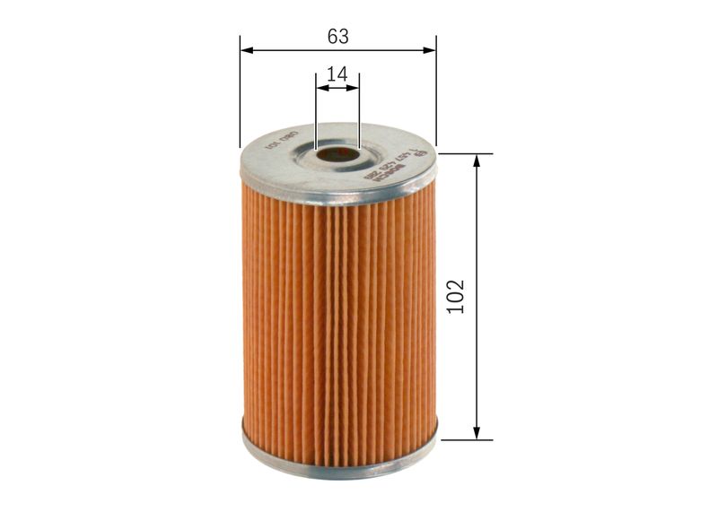 Bosch 1457429289 Fuel Filter - 5