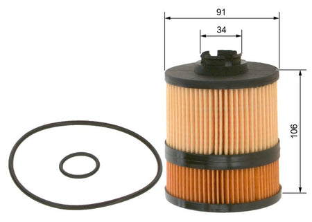 Bosch 1457429302 Oil Filter - 1