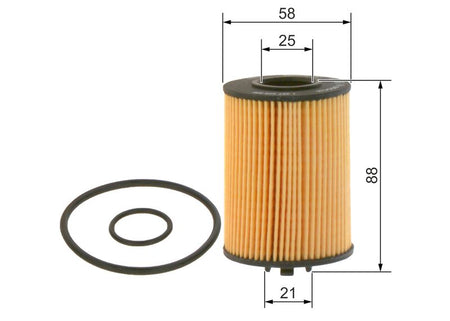 Bosch 1457429306 Oil Filter - 1
