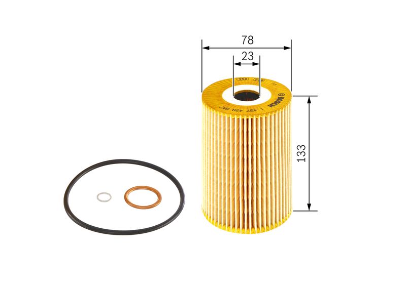 Bosch 1457429647 Oil Filter - 1