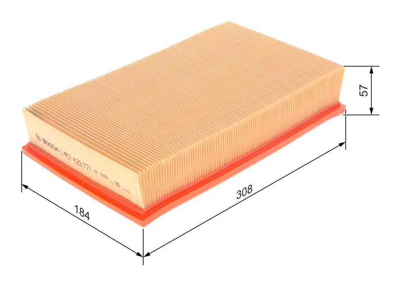 Bosch 1457429777 Air Filter - 5