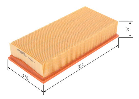 Bosch 1457429778 Air Filter - 5