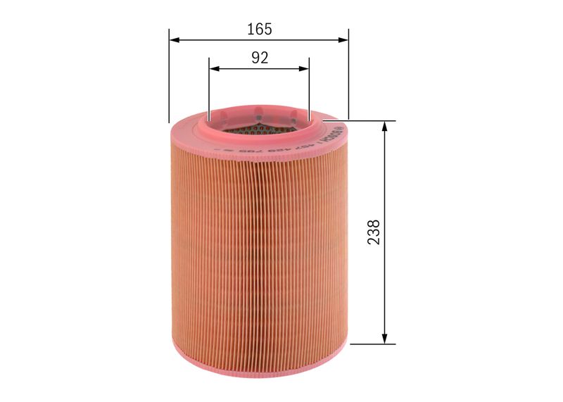 Bosch 1457429795 Air Filter - 5