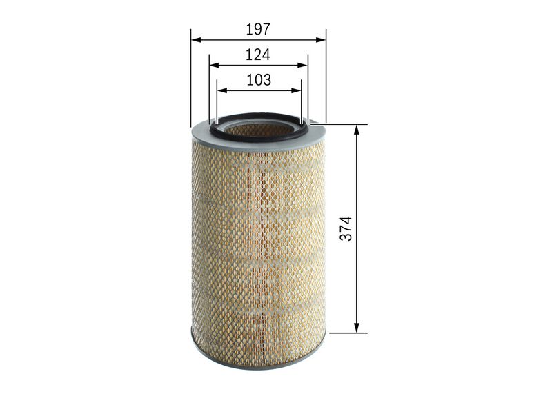 Bosch 1457429950 Air Filter - 5