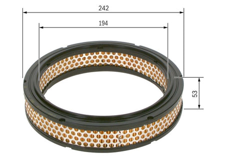 Bosch 1457429953 Air Filter - 5