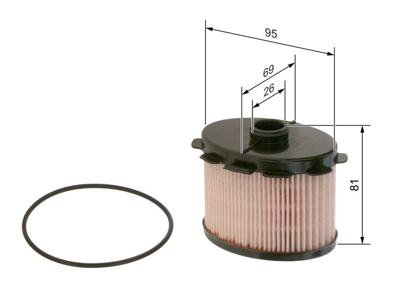 Bosch 1457431703 Fuel Filter - 1