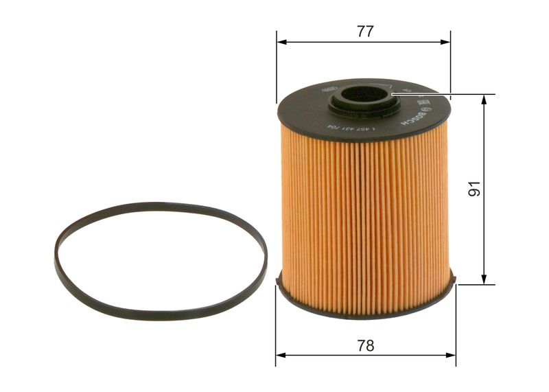 Bosch 1457431704 Fuel Filter - 1