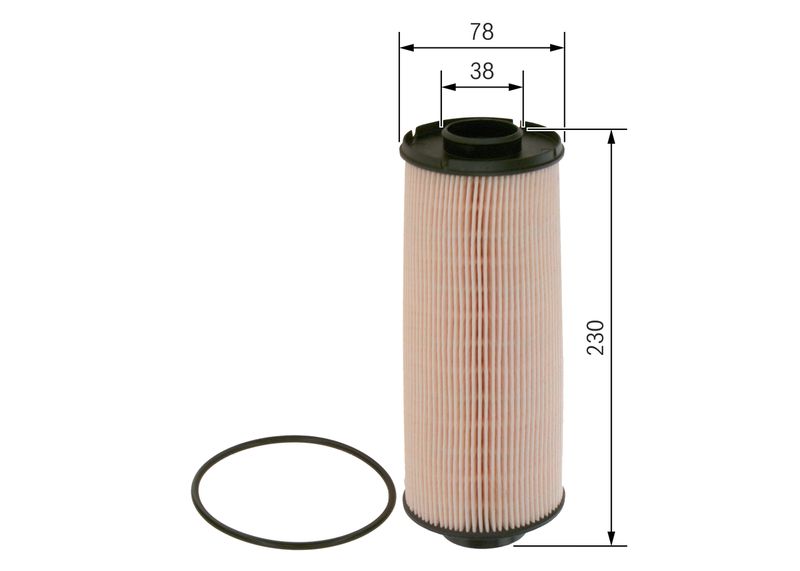 Bosch 1457431710 Fuel Filter - 5